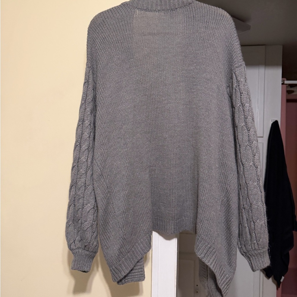 Falls Creek Gray Women's Cowl Neck Sweater
